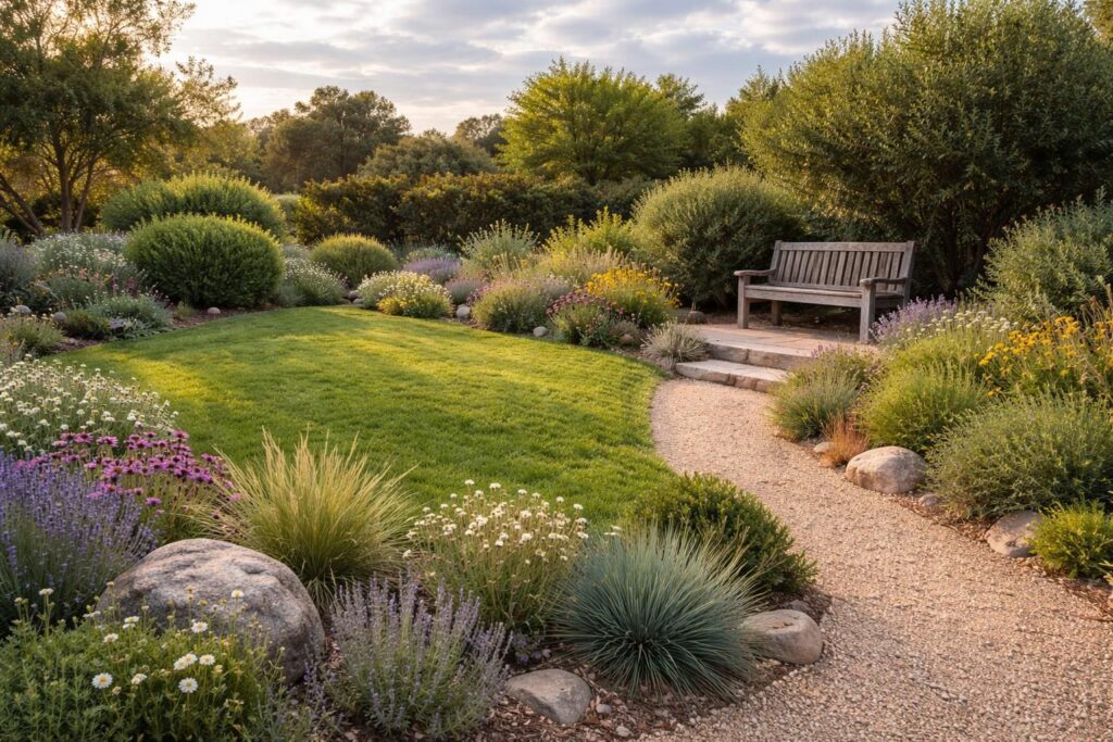 découvrez comment créer un extérieur agréable et esthétique sans nécessiter d'entretien intensif, pour profiter d'un espace extérieur convivial et facile à vivre toute l'année.