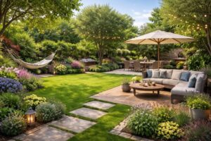 découvrez nos conseils pratiques pour organiser votre jardin afin d'y créer un espace confortable et agréable à vivre.