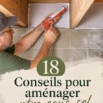 Sous-sol aménagé et chaleureux avec des meubles modernes