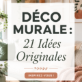 Un salon décoré avec des idées murales originales et chaleureuses.