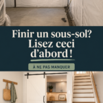 Aménagement d'un sous-sol avec un espace confortable et bien éclairé