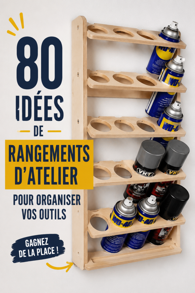 Un atelier bien organisé avec des outils rangés