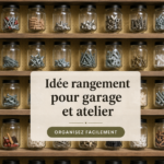Rangement moderne et efficace dans un garage