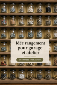 Rangement moderne et efficace dans un garage