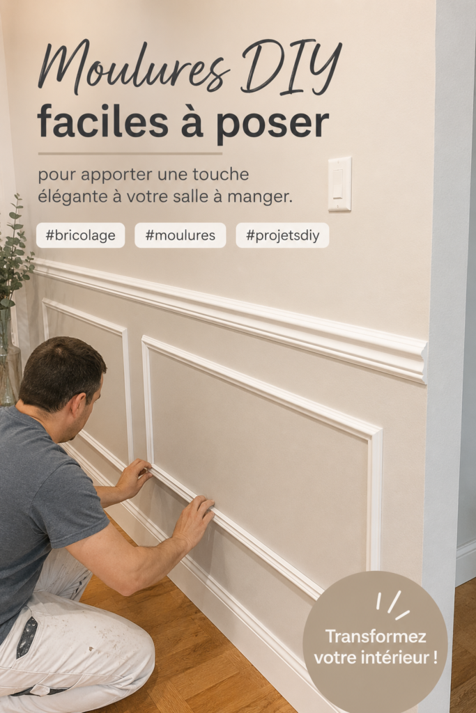 Salle à manger avec lambris DIY ajoutant une touche d'élégance