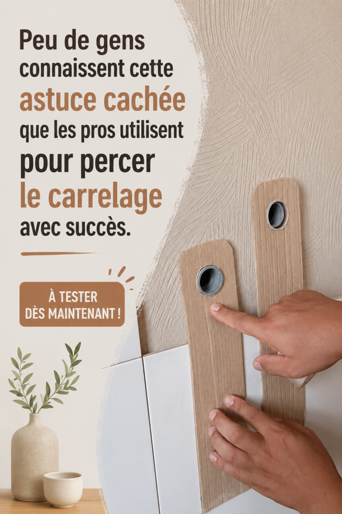 femme utilisant une technique pour percer de la céramique avec succès