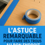 Perçage sans mesurer - un outil en action