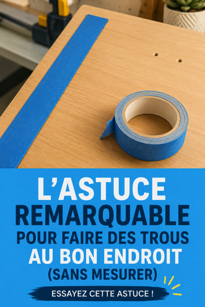 Perçage sans mesurer - un outil en action