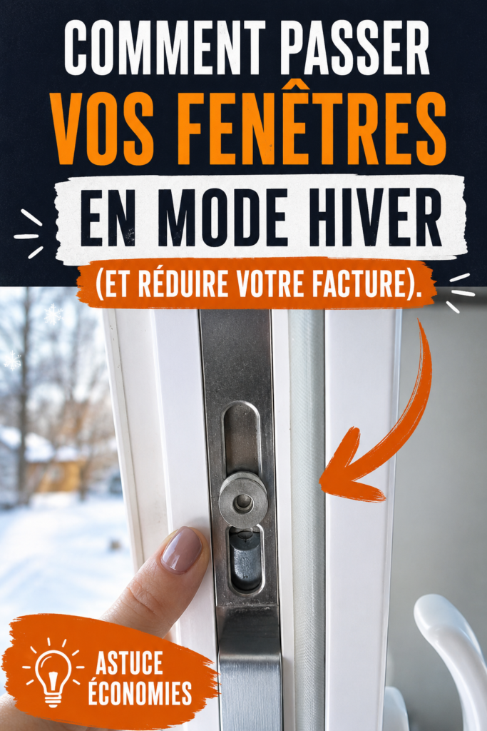 Fenêtres en bois isolées avec des rideaux thermiques pour l'hiver