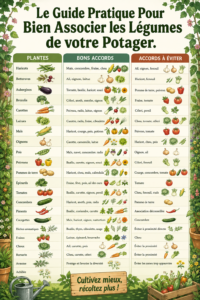 Un potager bien entretenu avec une variété de légumes en harmonie