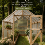 Serre DIY construite à partir de matériaux recyclés