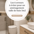 Salle de bain moderne de 5 m² avec aménagement optimisé