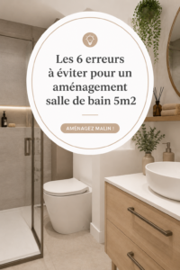 Salle de bain moderne de 5 m² avec aménagement optimisé