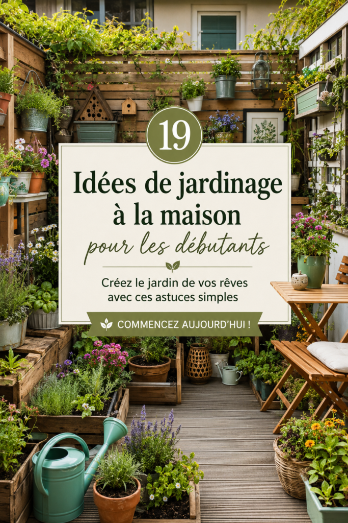 Un beau jardin d'herbes aromatiques et de fleurs colorées.