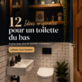 Idées de décor modernes pour des toilettes étonnantes