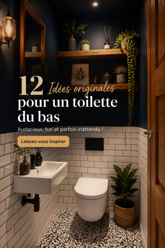 Idées de décor modernes pour des toilettes étonnantes