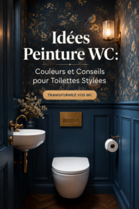 Idées de peinture pour des toilettes modernes et stylées