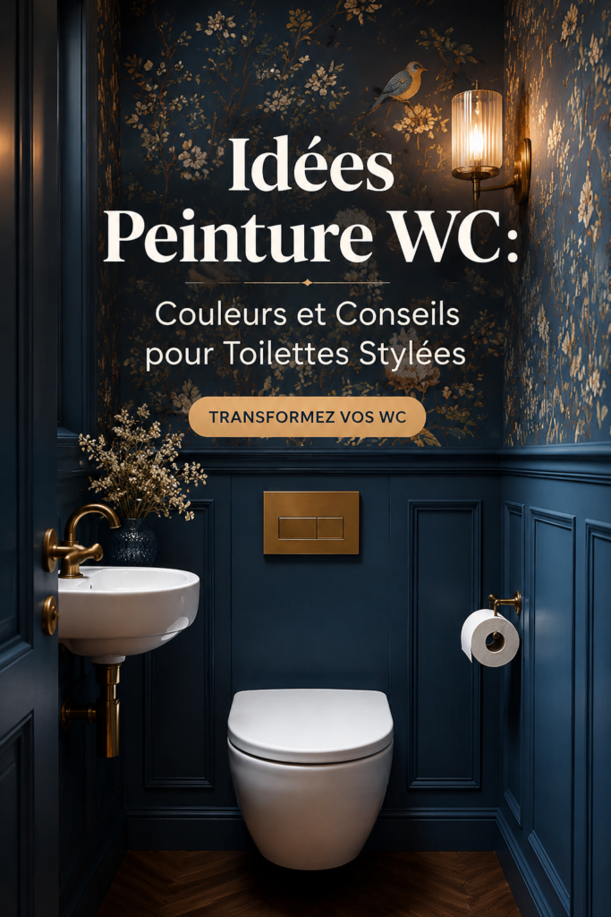 Idées de peinture pour des toilettes modernes et stylées