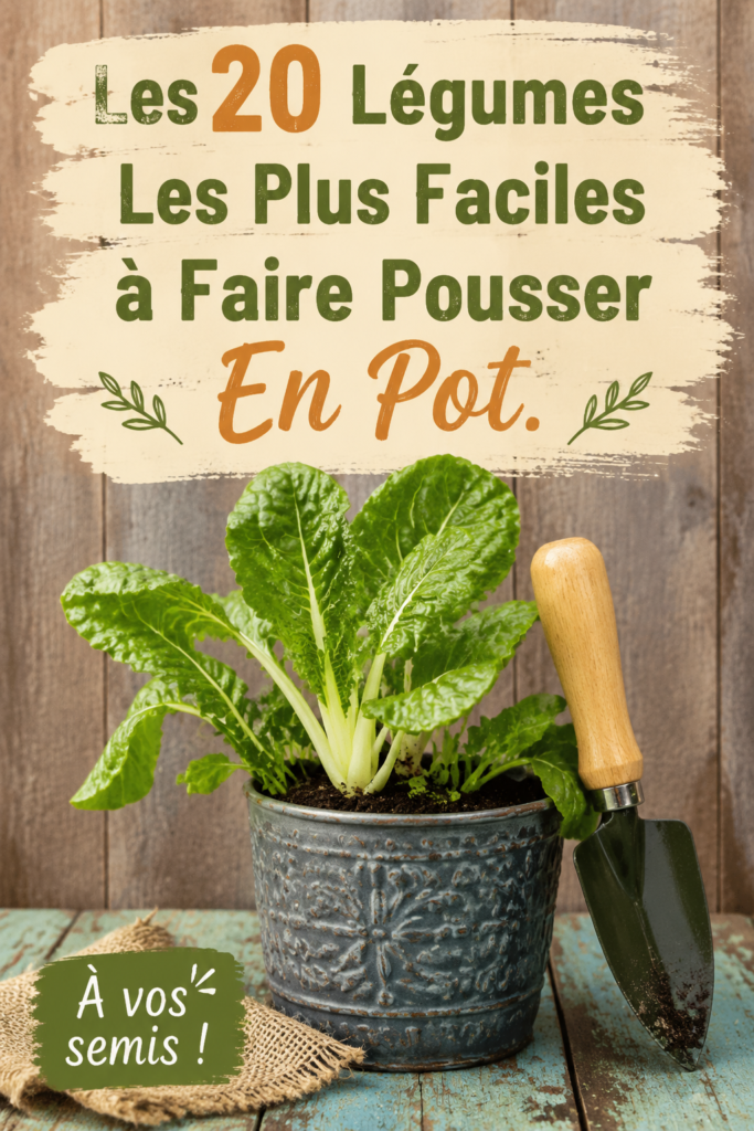 Un potager urbain avec des légumes frais cultivés en pot sur un balcon.