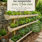 Un potager en carré bien aménagé avec des légumes variés
