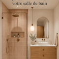 Salle de bain chic avec des projets DIY bien intégrés