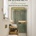 Salle de bain moderne avec des rangements intelligents et esthétiques
