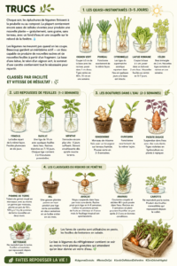 Des épluchures de légumes prêts à être mises dans l'eau pour repousser