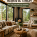 Chalet moderne A-frame avec un intérieur spacieux et lumineux