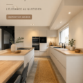 Cuisine Duvernoy moderne et chaleureuse avec un design accueillant