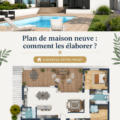 Plan de maison moderne avec des espaces bien conçus.