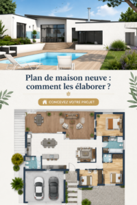 Plan de maison moderne avec des espaces bien conçus.