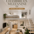 Agencement d'une chambre en loft avec une décoration moderne