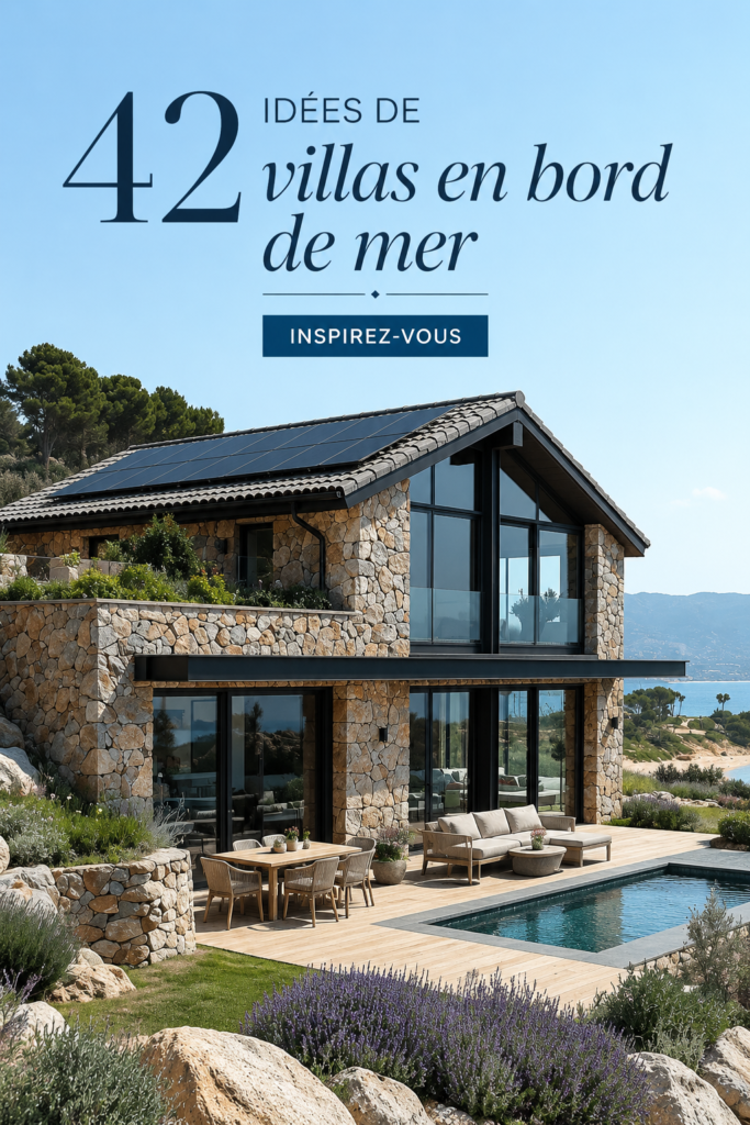 Une magnifique maison en bord de mer avec vue sur l'océan